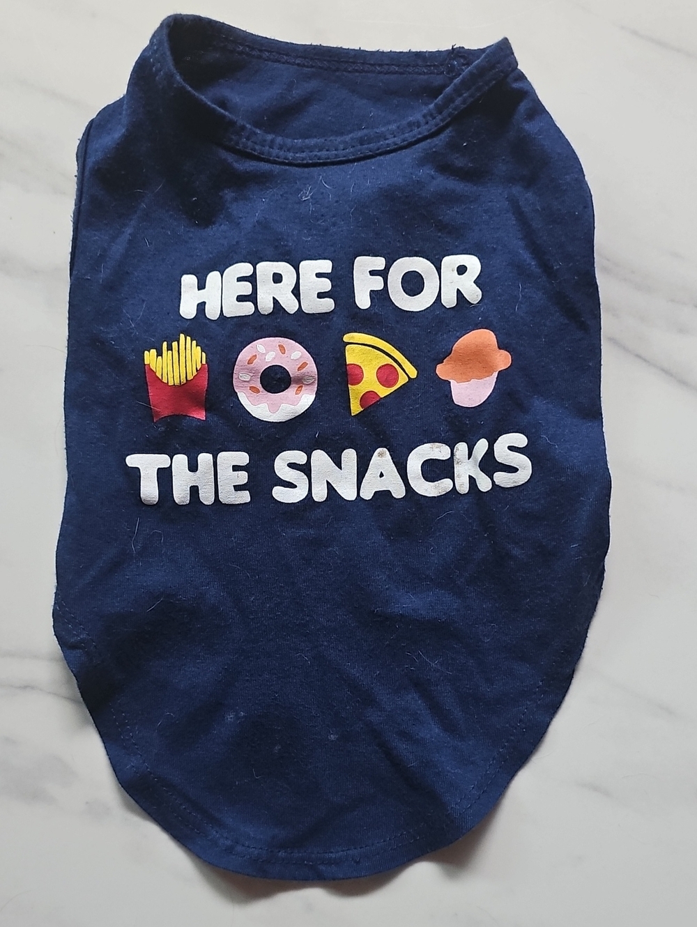 "Here For The Snacks" Doggy Tee